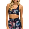 Activewear | Activewear | Aviator Nation HAND DYED 6 INCH HI-RISE BIKER SHORT - TIE DYE MULTI TIEDYEMULTI