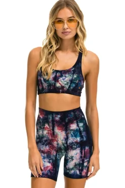 Activewear | Activewear | Aviator Nation HAND DYED 6 INCH HI-RISE BIKER SHORT - TIE DYE MULTI TIEDYEMULTI