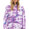 Hoodies | Hoodies | Aviator Nation HAND DYED PULLOVER HOODIE RELAXED - TIE DYE MAGENTA TIEDYEMAGENTA