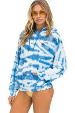 Hoodies | Hoodies | Aviator Nation HAND DYED PULLOVER HOODIE RELAXED - TIE DYE BLUE TIEDYEBLUE