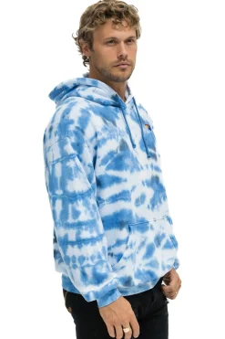 Hoodies | Hoodies | Aviator Nation HAND DYED PULLOVER HOODIE RELAXED - TIE DYE BLUE TIEDYEBLUE