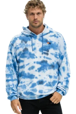 Hoodies | Hoodies | Aviator Nation HAND DYED PULLOVER HOODIE RELAXED - TIE DYE BLUE TIEDYEBLUE