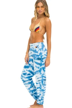 Sweatpants | Aviator Nation HAND DYED SWEATPANTS - TIE DYE BLUE TIEDYEBLUE