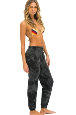 Sweatpants | Aviator Nation HAND DYED SWEATPANTS - TIE DYE VINTAGE CHARCOAL TIEDYEVINTAGECHARCOAL