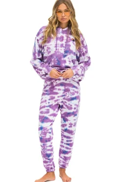Sweatpants | Aviator Nation HAND DYED SWEATPANTS - TIE DYE MAGENTA TIEDYEMAGENTA