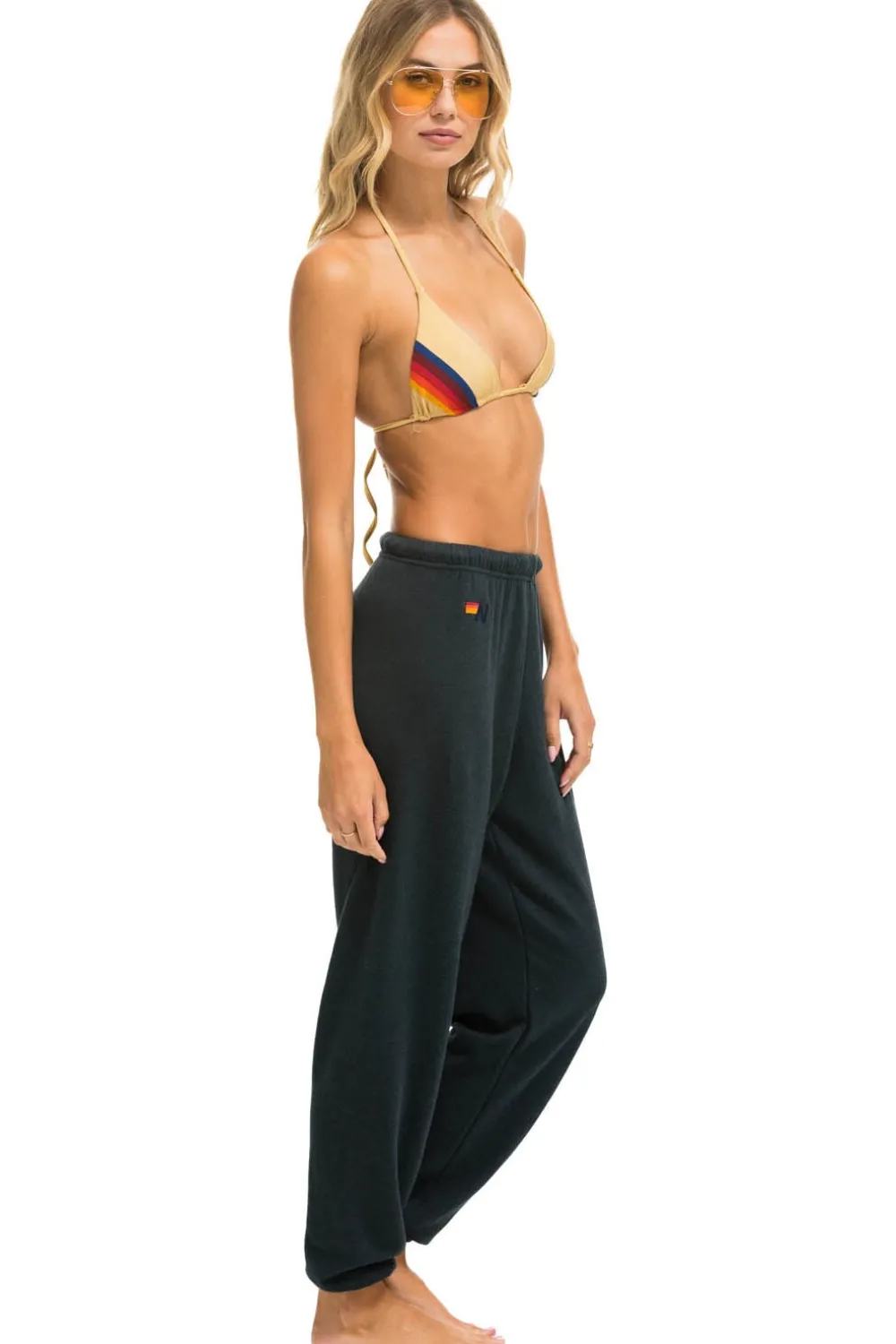 Sweatpants | Aviator Nation HEART STITCH 4 SWEATPANTS - CHARCOAL