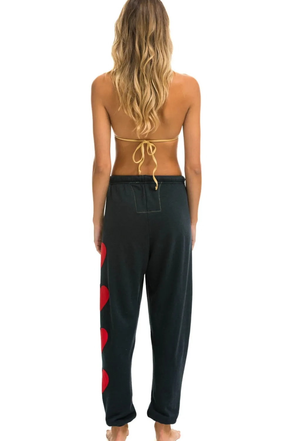 Sweatpants | Aviator Nation HEART STITCH 4 SWEATPANTS - CHARCOAL