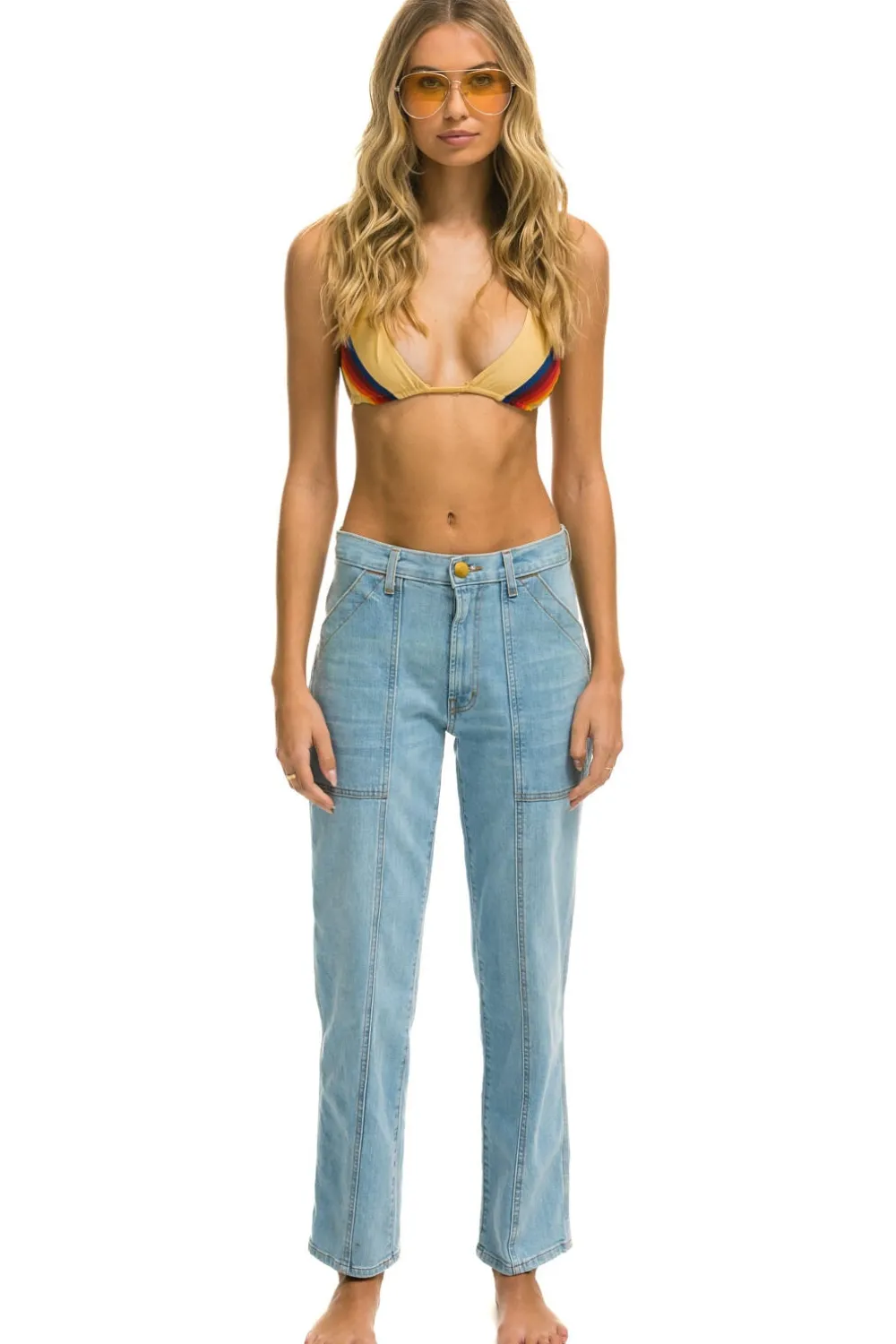 Denim | Denim | Aviator Nation HI RISE JESSICA JEAN - SUPER LIGHT SUPERLIGHT