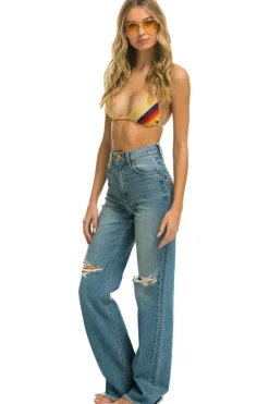 Denim | Denim | Aviator Nation HI RISE WIDE-LEG GYPSY JEAN - VINTAGE