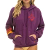 Hoodies | Collab Merchandise | Aviator Nation HUNGER GAMES RELAXED PULLOVER  HOODIE - PLUM