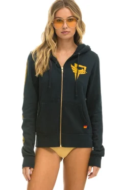 Hoodies | Collab Merchandise | Aviator Nation HUNGER GAMES ZIP HOODIE - CHARCOAL