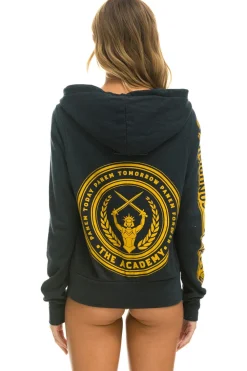 Hoodies | Collab Merchandise | Aviator Nation HUNGER GAMES ZIP HOODIE - CHARCOAL