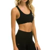 Activewear | Activewear | Aviator Nation 8 INCH CARGO POCKET HI-RISE BIKER SHORT - BLACK