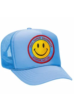 Collab Merchandise | Collab Merchandise | Aviator Nation JAZZ ASPEN SNOWMASS 2022 TRUCKER HAT {{threshold-message}}