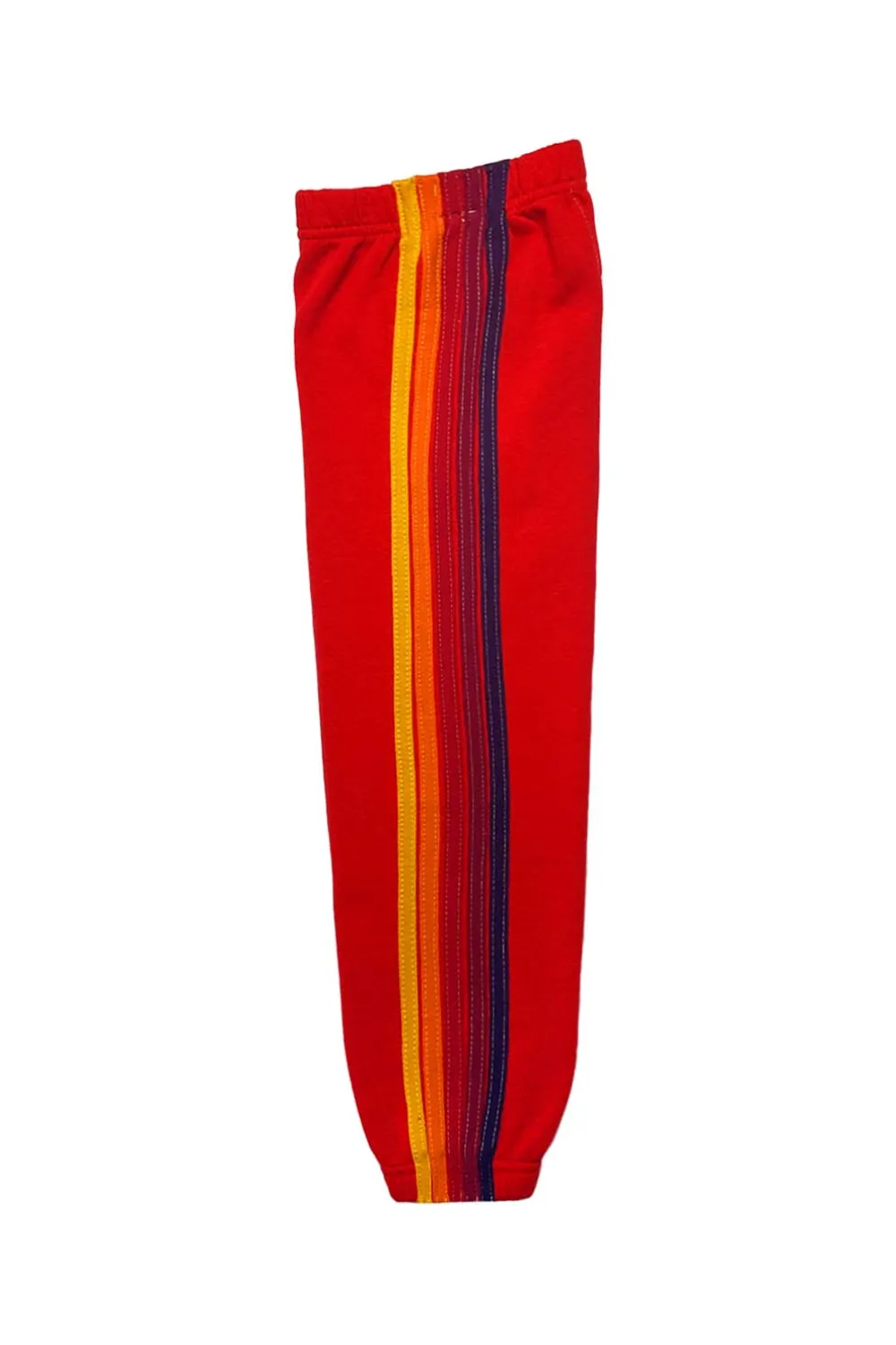 Kid's Sweatpants | Aviator Nation KID'S 5 STRIPE SWEATPANTS - RED