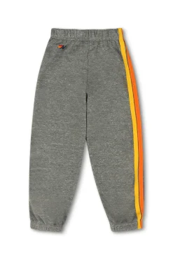 Kid's Sweatpants | Aviator Nation KID'S 5 STRIPE SWEATPANTS - HEATHER GREY HEATHERGREY