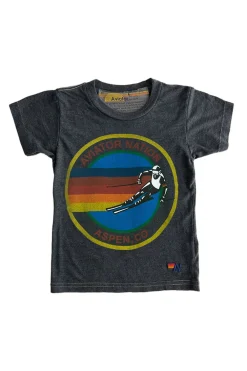 Kid's Tees | Aviator Nation KID'S ASPEN TEE - CHARCOAL