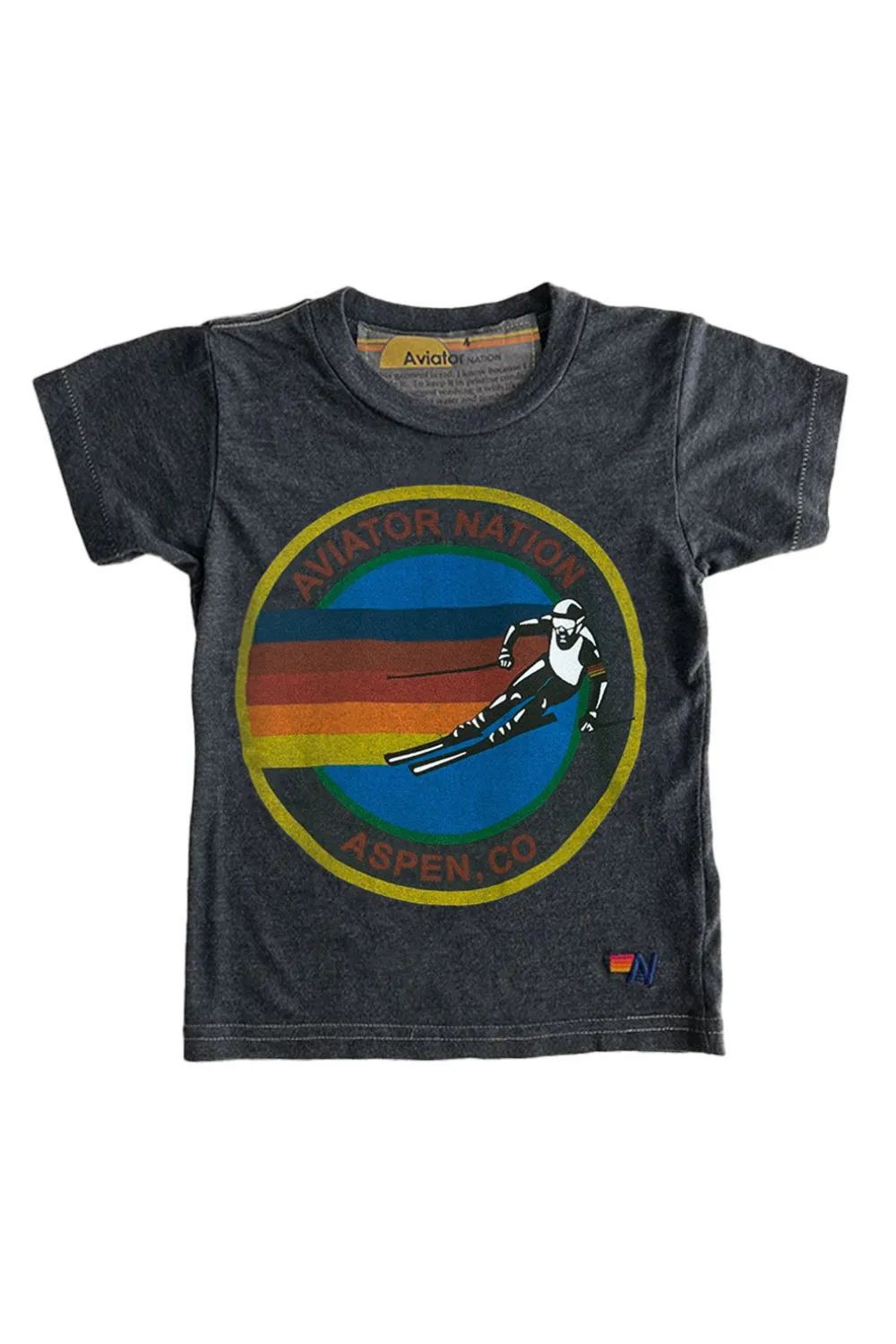 Kid's Tees | Aviator Nation KID'S ASPEN TEE - CHARCOAL