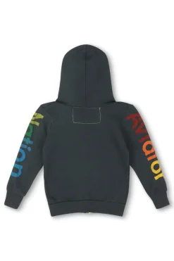 Kid's Hoodies | Aviator Nation KID'S ASPEN ZIP HOODIE - CHARCOAL