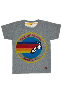 Kid's Tees | Aviator Nation KID'S AUSTIN TEE - HEATHER GREY HEATHERGREY