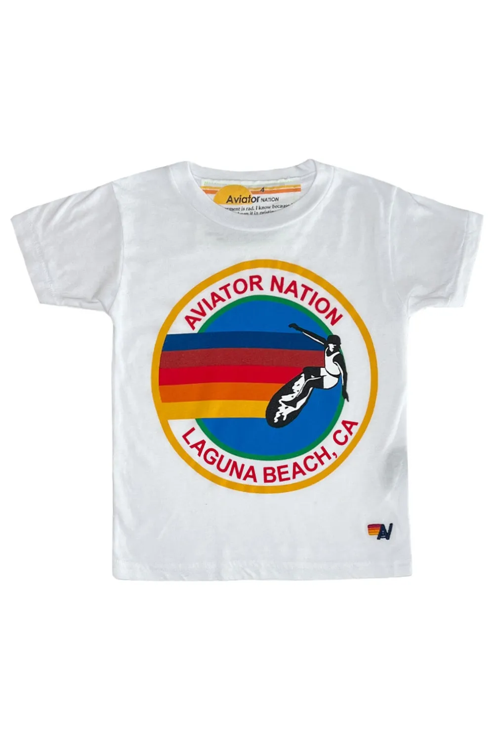 Kid's Tees | Aviator Nation KID'S LAGUNA BEACH TEE - WHITE