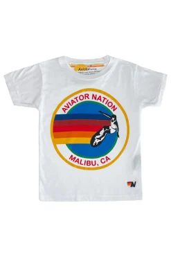 Kid's Tees | Aviator Nation KID'S MALBU TEE - WHITE