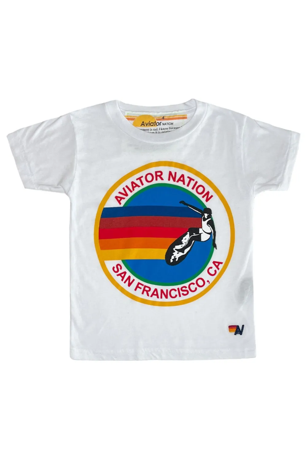 Kid's Tees | Aviator Nation KID'S SAN FRANCISCO TEE - WHITE
