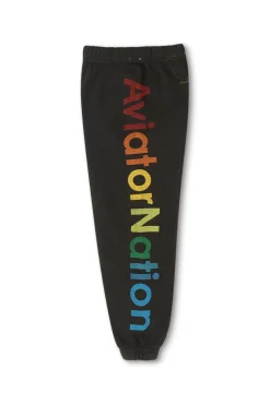 Kid's Sweatpants | Aviator Nation KID'S SWEATPANTS - BLACK