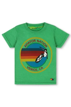 Kid's Tees | Aviator Nation KIDS TEE - KELLY GREEN KELLYGREEN