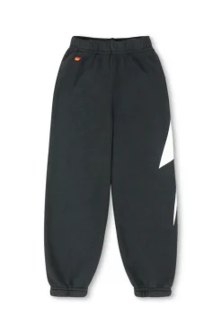 Kid's Sweatpants | Aviator Nation KIDS BOLT PRINT SWEATPANTS - CHARCOAL // WHITE CHARCOAL//WHITE