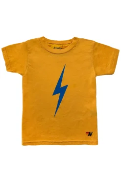 Kid's Tees | Aviator Nation KID'S BOLT TEE - GOLD