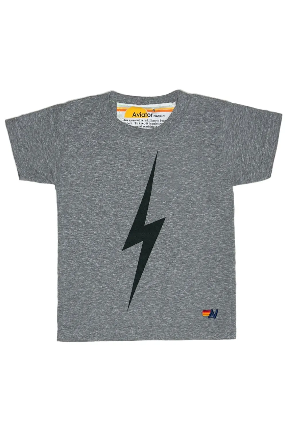 Kid's Tees | Aviator Nation KID'S BOLT TEE - HEATHER GREY HEATHERGREY