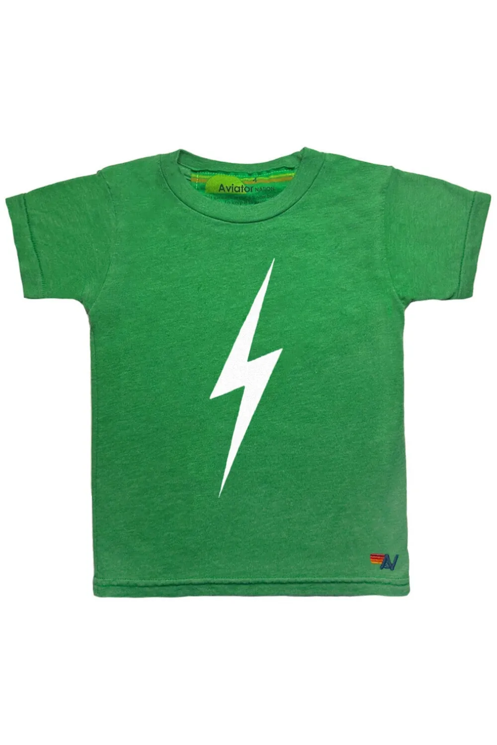 Kid's Tees | Aviator Nation KID'S BOLT TEE - KELLY GREEN KELLYGREEN