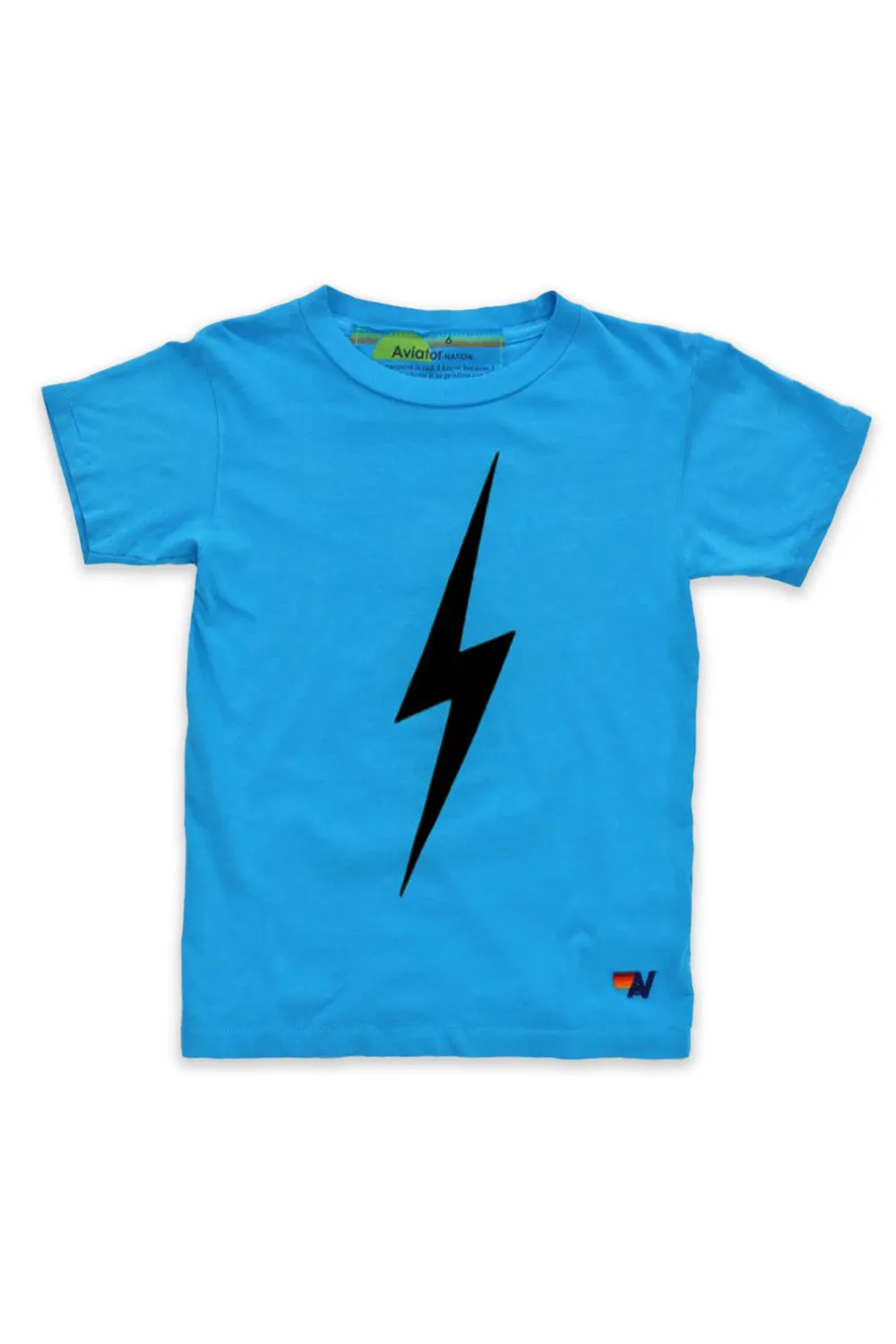 Kid's Tees | Aviator Nation KID'S BOLT TEE - NEON BLUE NEONBLUE