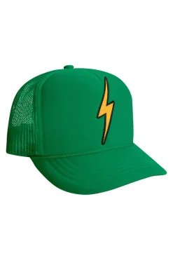 Kid's Trucker Hats | Aviator Nation KID'S BOLT VINTAGE TRUCKER HAT theperfectpairing!Allofourproductsgothroughanintensebreaking-downprocessthatgivesthemavintagefeelyou'lllovebecauseit'sbrokeninfromdayoneofwearingit.Allofourkid'shatsareadjustableandsmallerthantheadulthats.