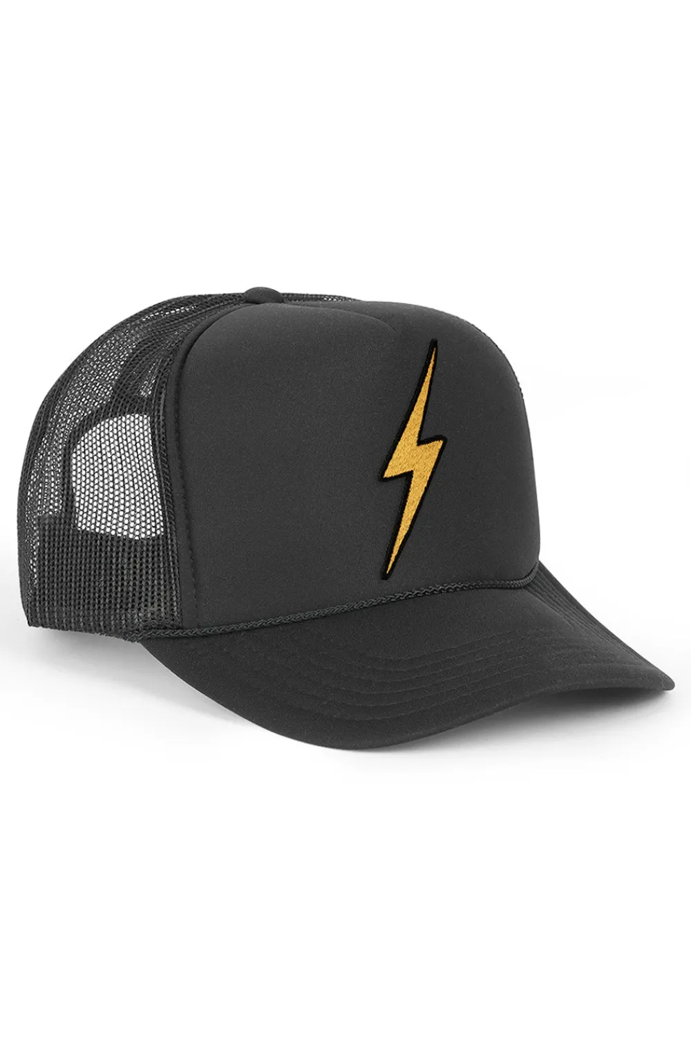 Kid's Trucker Hats | Aviator Nation KID'S BOLT VINTAGE TRUCKER HAT theperfectpairing!Allofourproductsgothroughanintensebreaking-downprocessthatgivesthemavintagefeelyou'lllovebecauseit'sbrokeninfromdayoneofwearingit.Allofourkid'shatsareadjustableandsmallerthantheadulthats.