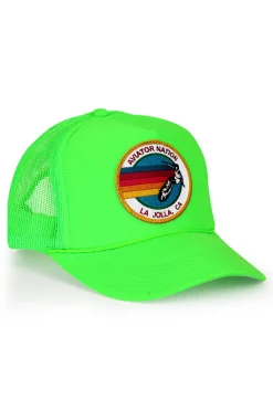 Kid's Trucker Hats | Aviator Nation KIDS LA JOLLA SIGNATURE VINTAGE FOAM TRUCKER HAT