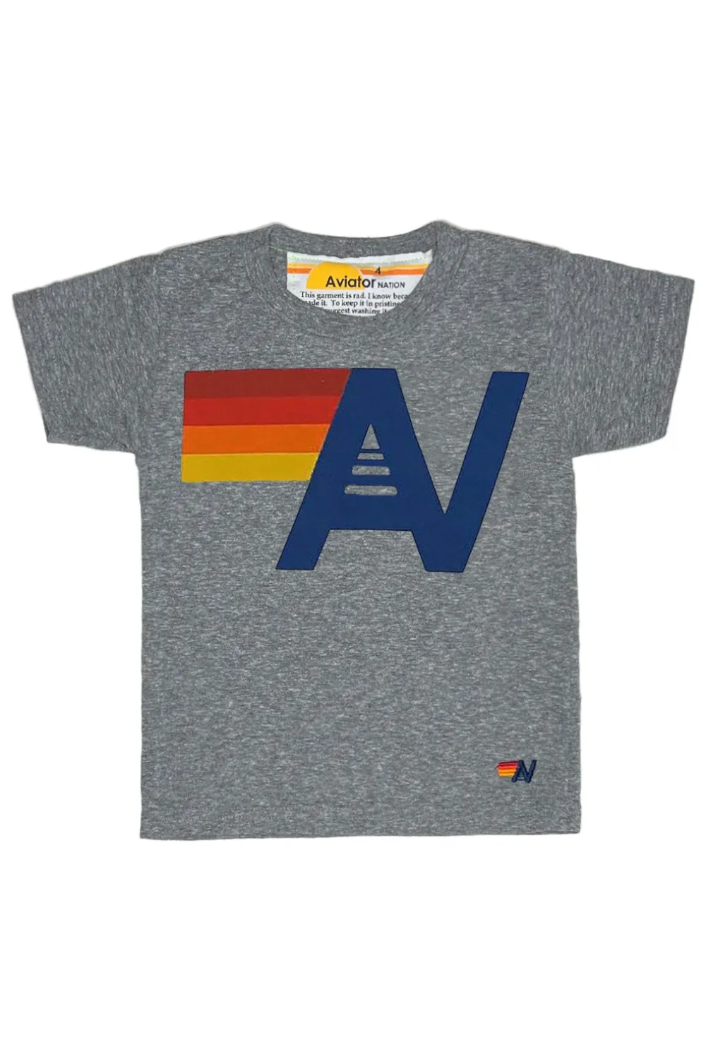 Kid's Tees | Aviator Nation KID'S LOGO TEE - HEATHER GREY HEATHERGREY