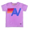 Kid's Tees | Aviator Nation KID'S LOGO TEE - NEON PURPLE NEONPURPLE