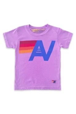 Kid's Tees | Aviator Nation KID'S LOGO TEE - NEON PURPLE NEONPURPLE