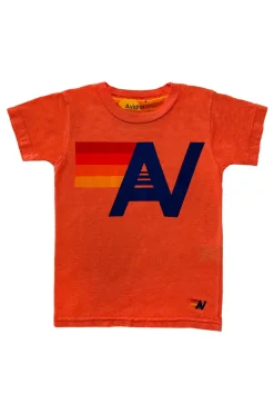 Kid's Tees | Aviator Nation KID'S LOGO TEE - ORANGE