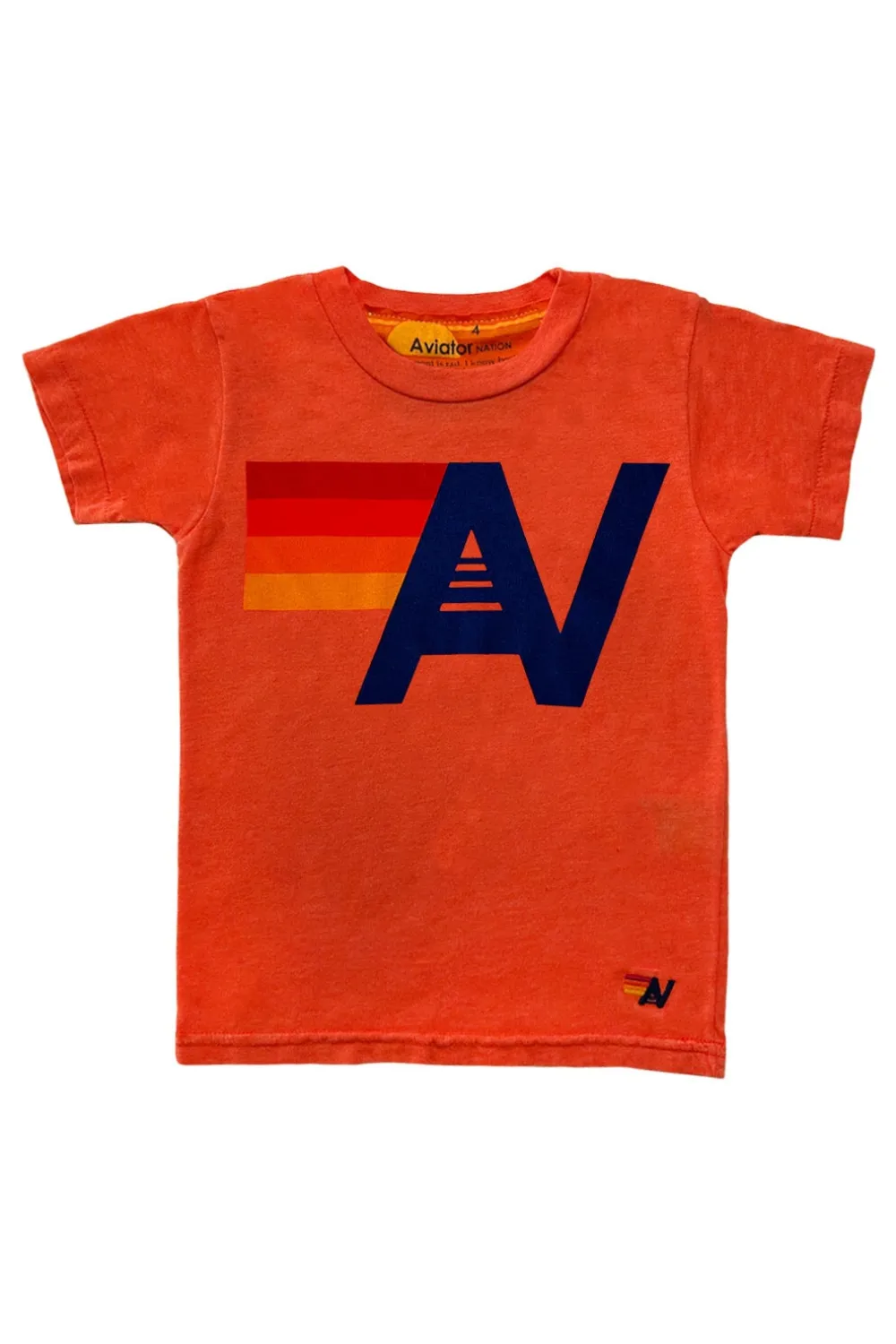 Kid's Tees | Aviator Nation KID'S LOGO TEE - ORANGE
