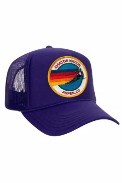 Kid's Trucker Hats | Aviator Nation KID'S SIGNATURE ASPEN VINTAGE FOAM TRUCKER {{threshold-message}}
