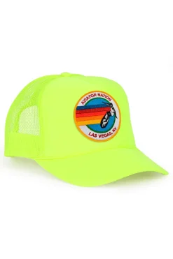 Kid's Trucker Hats | Aviator Nation KID'S SIGNATURE LAS VEGAS VINTAGE TRUCKER HAT
