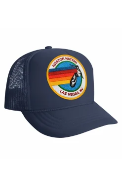 Kid's Trucker Hats | Aviator Nation KID'S SIGNATURE LAS VEGAS VINTAGE TRUCKER HAT