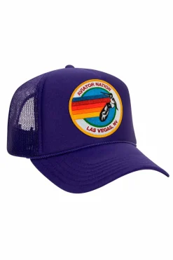 Kid's Trucker Hats | Aviator Nation KID'S SIGNATURE LAS VEGAS VINTAGE TRUCKER HAT