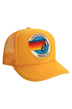 Kid's Trucker Hats | Aviator Nation KID'S SIGNATURE LOGO - VINTAGE TRUCKER HAT VINTAGETRUCKERHAT