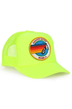 Kid's Trucker Hats | Aviator Nation KID'S SIGNATURE MIAMI - VINTAGE TRUCKER HAT VINTAGETRUCKERHAT