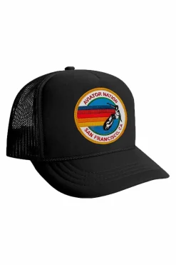 Kid's Trucker Hats | Aviator Nation KID'S SIGNATURE SAN FRANCISCO VINTAGE FOAM TRUCKER