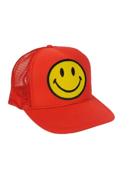 Kid's Trucker Hats | Aviator Nation KID'S SMILEY VINTAGE TRUCKER HAT